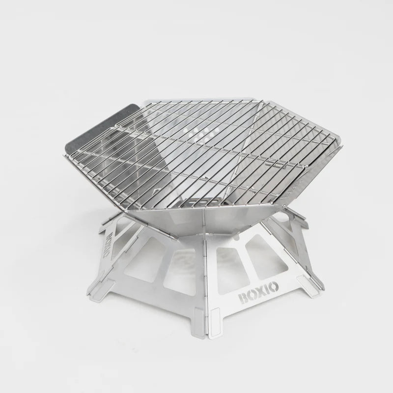 BOXIO FIRE Feuerschale mit Grill