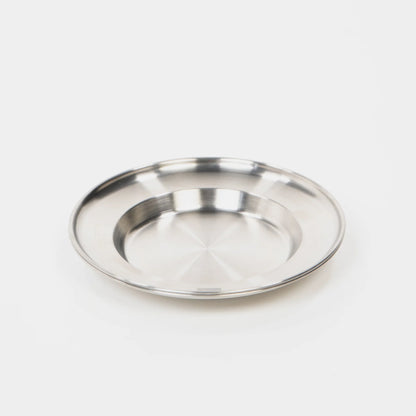BOXIO PLATE 2er-Set Camping Teller Set aus Edelstahl