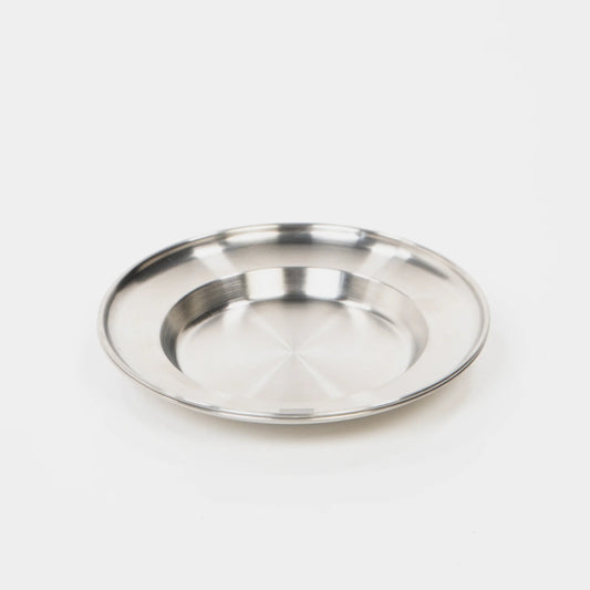 BOXIO PLATE 2er-Set Camping Teller Set aus Edelstahl