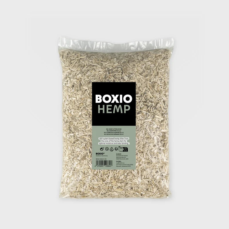 BOXIO HEMP Pflanzliches Naturstreu für deine BOXIO