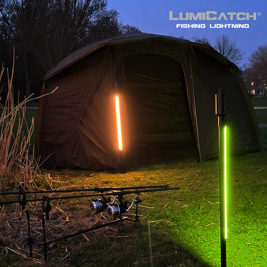 LumiCatch BuzzOff – Extra Anti-Mücken-Lampe – Mückenabweisende Außenlampe mit grünem Licht