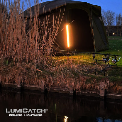 LumiCatch Basic – Wiederaufladbare Angellampe zum Nachtangeln mit App & Powerbank