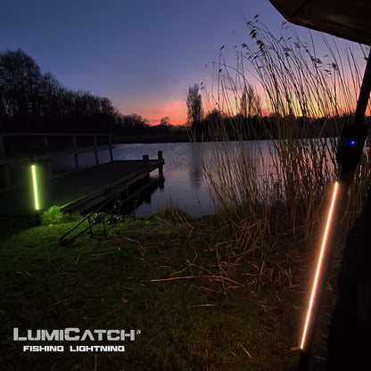 LumiCatch Basic – Wiederaufladbare Angellampe zum Nachtangeln mit App & Powerbank
