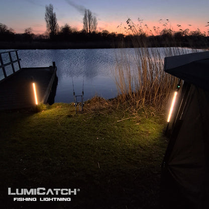 LumiCatch Basic – Wiederaufladbare Angellampe zum Nachtangeln mit App & Powerbank