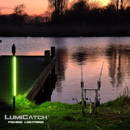 LumiCatch BuzzOff – Extra Anti-Mücken-Lampe – Mückenabweisende Außenlampe mit grünem Licht