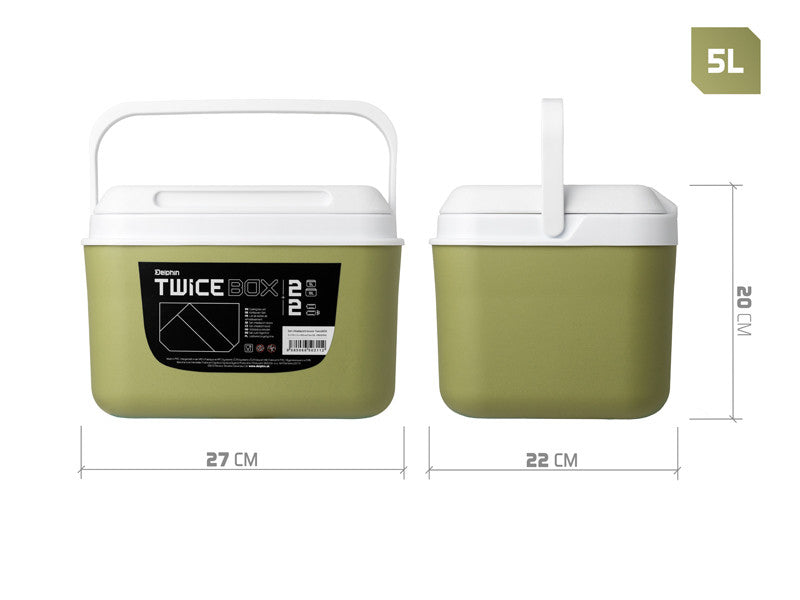 Kühlbox-Set Delphin TwiceBOX 2in1