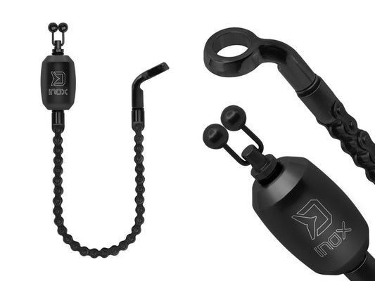 Delphin INOX Black Bissanzeiger mit Hängekette