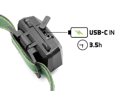 Stirnlampe Delphin MONOX 3W/1500mAh