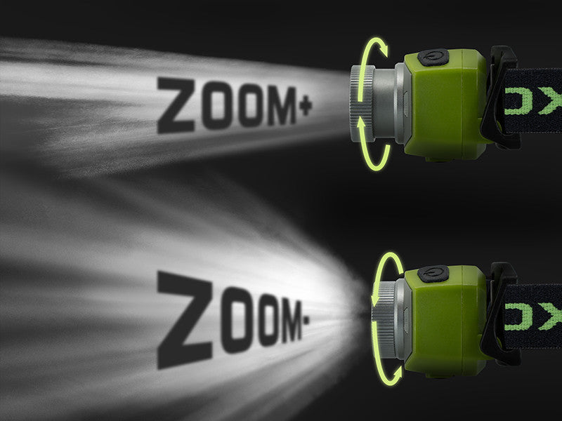 Delphin OXUS Zoom Stirnlampe 5W/1200mAh