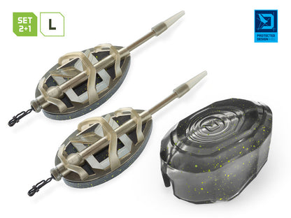 Delphin Method QUIX Reaxe Feeder Set with Mould 2+1 L