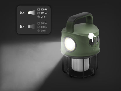 Campinglampe Delphin Multix 3W/4400mAh