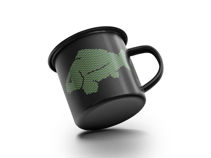 Emaillierte Tasse Delphin CARPO