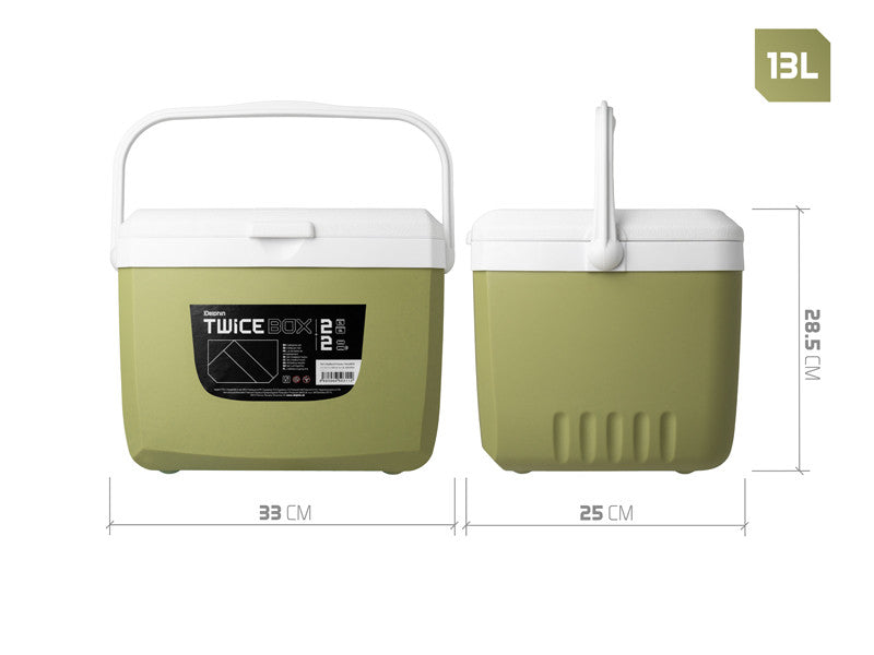 Kühlbox-Set Delphin TwiceBOX 2in1