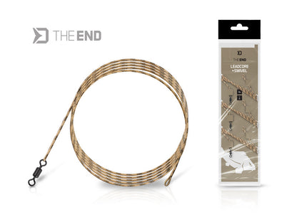 Vorfach Delphin TheEND Leadcore + Swivel / 3 St.