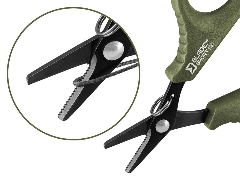 Delphin BladeX Short SS geriffelte Schere