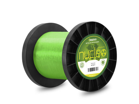 Karpfenangelschnur NUCLEO / fluo grün Großspule