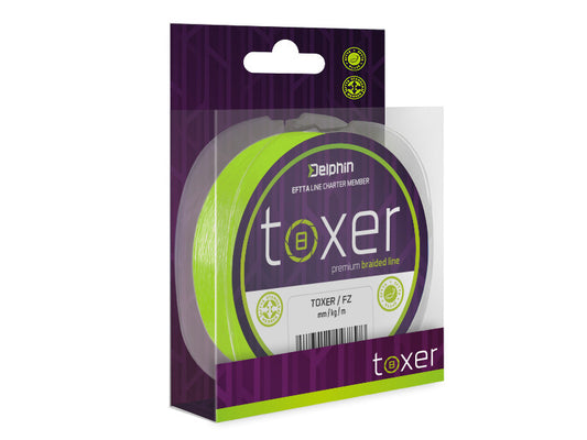 Delphin TOXER 8 fluo grün / 0.12 >>> 0.23mm